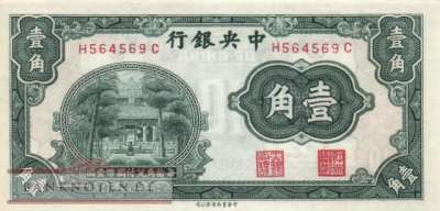 China - 10  Cents (#202_AU)