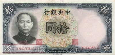 China - 10  Yüan (#214c_AU)