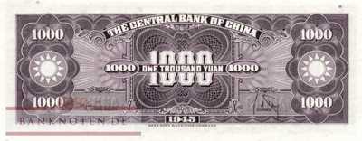 China - 1.000  Yuan (#290_UNC)