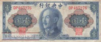China - 1  Yüan (#387_F)