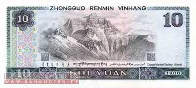 China - 10  Yüan (#887_UNC)