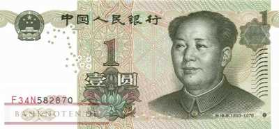 China - 1  Yüan (#895c_UNC)