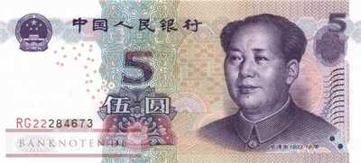 China - 5  Yüan (#903a_UNC)