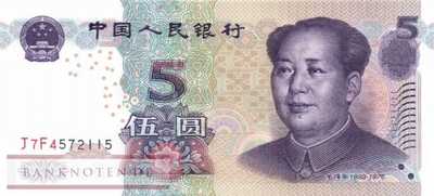 China - 5  Yuan (#903b_UNC)