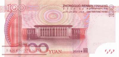China - 100  Yüan (#909-1_UNC)