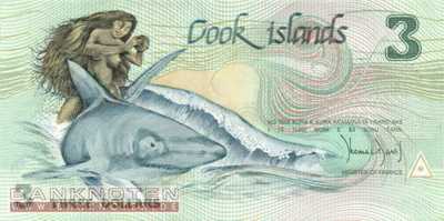 Cook Islands - 3  Dollars (#006_UNC)