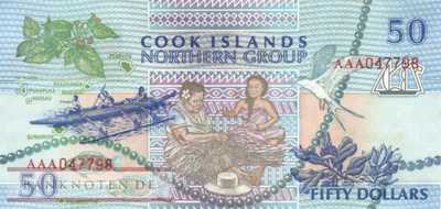 Cook Inseln - 50  Dollars (#010a_AU)