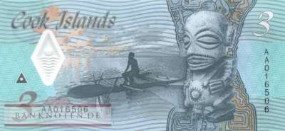 Cook Islands - 3  Dollars (#011_UNC)