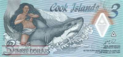 Cook Islands - 3  Dollars (#011_UNC)