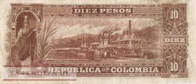 Colombia - 10  Centavos (#312_F)