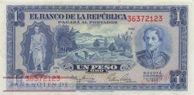 Kolumbien - 1  Peso Oro (#398_XF)