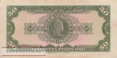 Kolumbien - 50  Peso Oro (#402b-67_VF)