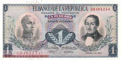 Colombia - 1  Peso Oro (#404b-6301_UNC)