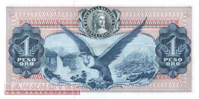 Kolumbien - 1  Peso Oro (#404b-6410_AU)
