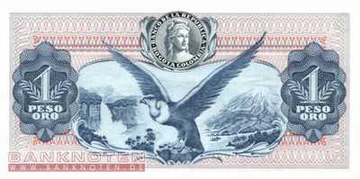 Kolumbien - 1  Peso Oro (#404e-7010_UNC)
