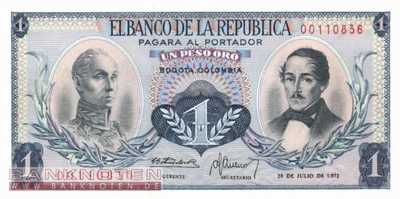 Colombia - 1  Peso Oro (#404e-7207_UNC)