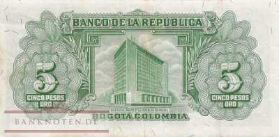 Kolumbien - 5  Peso Oro (#405_VF)