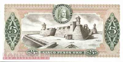 Kolumbien - 5  Pesos Oro (#406e-75_UNC)