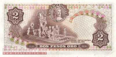 Kolumbien - 2  Pesos Oro (#413a-7201_UNC)