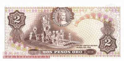 Colombia - 2  Pesos Oro (#413b-7701_UNC)