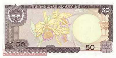 Kolumbien - 50  Pesos Oro (#422b_UNC)