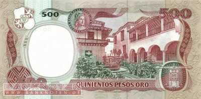 Colombia - 500  Pesos Oro (#423c-85_UNC)