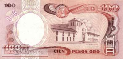 Kolumbien - 100  Pesos Oro (#426a-84_VF)