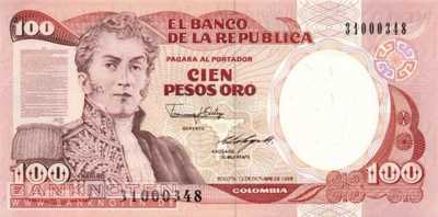 Colombia - 100  Pesos Oro (#426c-88_UNC)