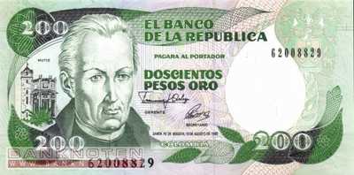 Kolumbien - 200  Pesos Oro (#429_A_UNC)