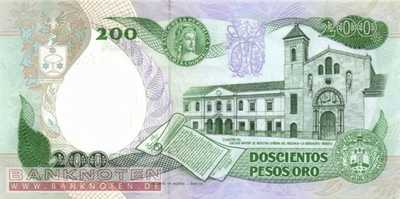 Colombia - 200  Pesos Oro (#429c_UNC)