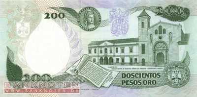 Kolumbien - 200  Pesos Oro (#429d-8911_UNC)