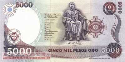 Kolumbien - 5.000  Pesos Oro (#435a_AU)