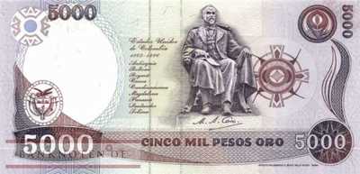 Colombia - 5.000  Pesos Oro (#435b_UNC)