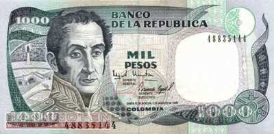 Kolumbien - 1.000  Pesos (#438-9508_UNC)