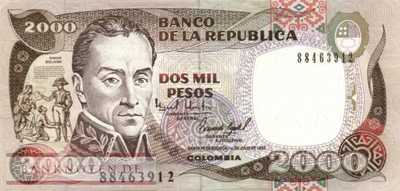 Colombia - 2.000  Pesos (#439a_XF)
