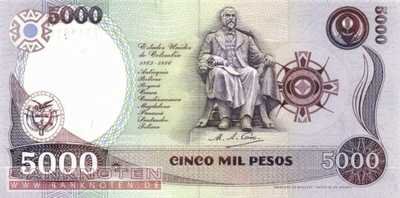 Kolumbien - 5.000  Pesos (#440-95_UNC)