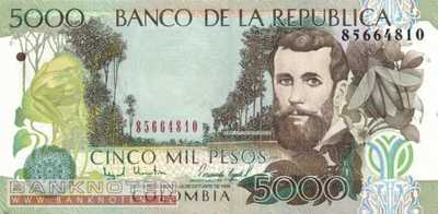 Kolumbien - 5.000  Pesos (#447d_UNC)