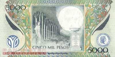 Kolumbien - 5.000  Pesos (#452g_UNC)