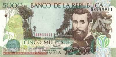 Colombia - 5.000  Pesos (#452k_UNC)