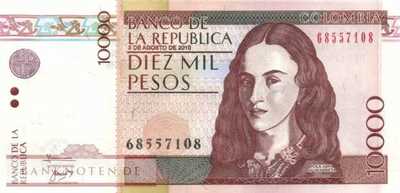 Kolumbien - 10.000  Pesos (#453m2_UNC)