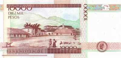 Kolumbien - 10.000  Pesos (#453r_UNC)