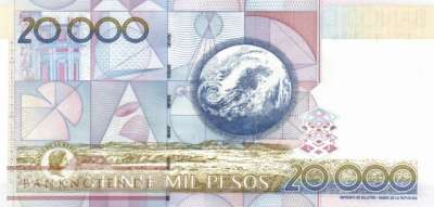 Kolumbien - 20.000  Pesos (#454g_UNC)