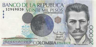 Kolumbien - 20.000  Pesos (#454h_UNC)