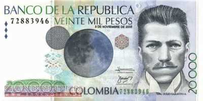 Colombia - 20.000  Pesos (#454k_UNC)