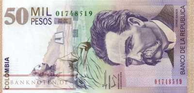 Kolumbien - 50.000  Pesos (#455v_UNC)