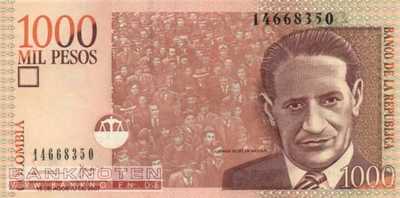 Colombia - 1.000  Pesos (#456i_UNC)