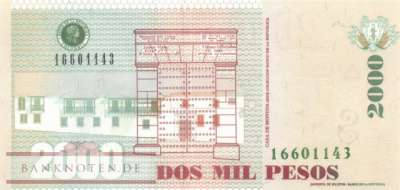 Colombia - 2.000  Pesos (#457aa_UNC)