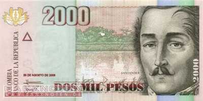 Colombia - 2.000  Pesos (#457i_UNC)