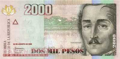 Kolumbien - 2.000  Pesos (#457j_UNC)