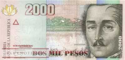 Kolumbien - 2.000  Pesos (#457s_UNC)